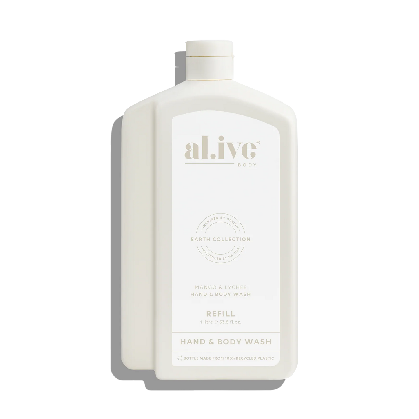 Al.ive hand + body wash refill 1000ml mango & lychee
