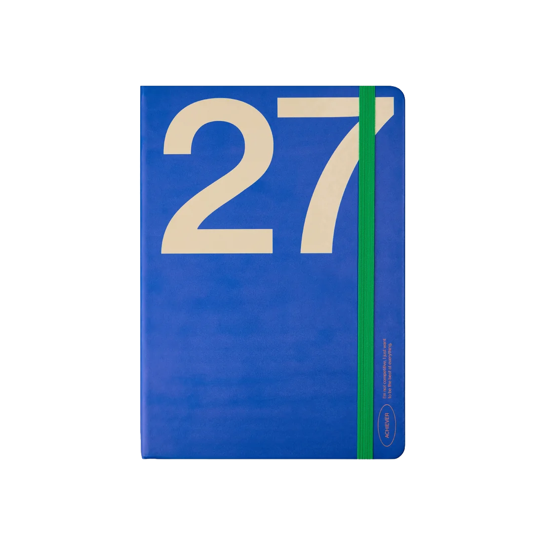 Any Day Now 2027 weekly diary A5 blue