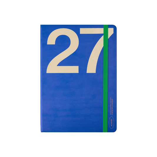 Any Day Now 2027 weekly diary A5 blue