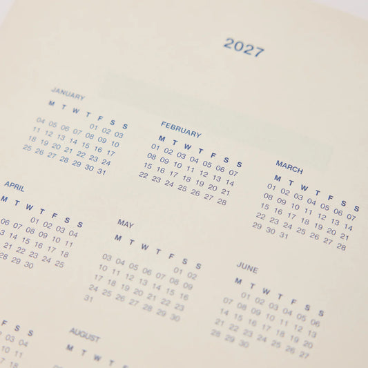 Any day now 2027 weekly diary A5 orange