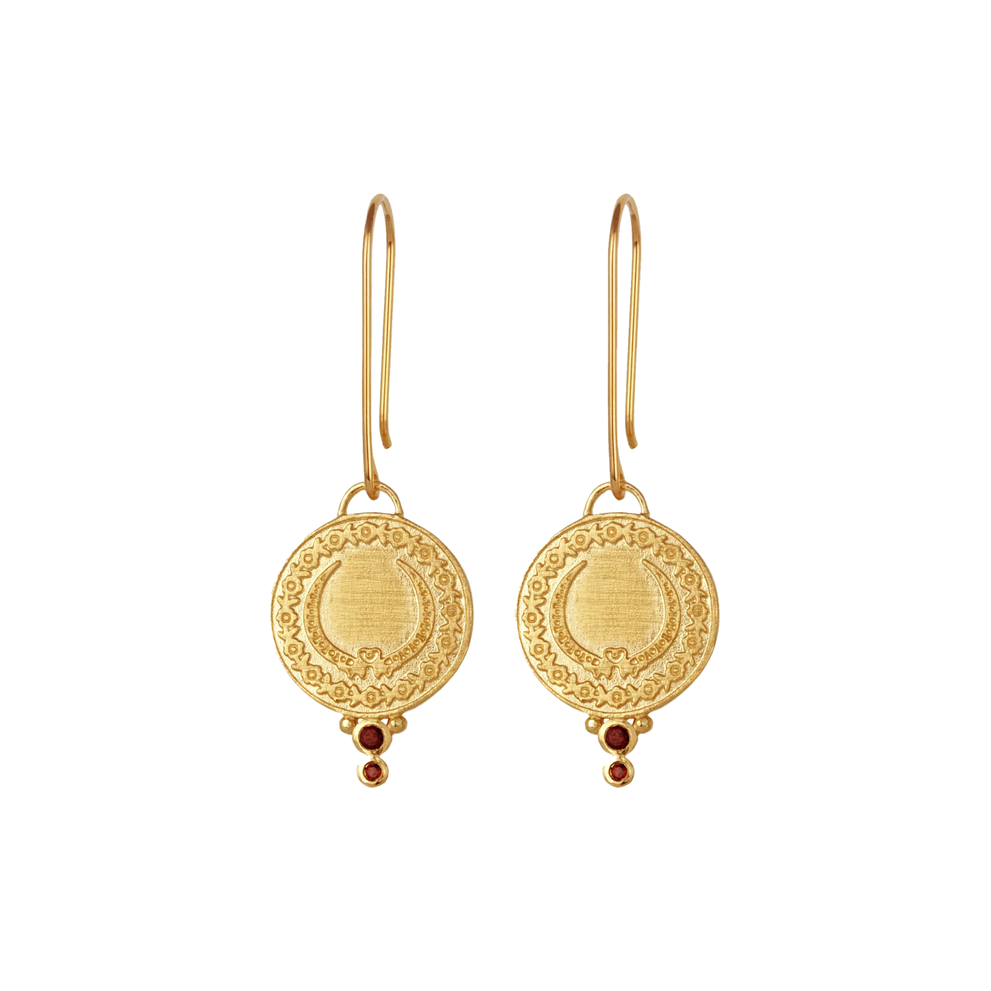 Temple of the Sun Grande earrings gold