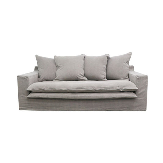 Asher slip cover 2.5 seater sofa concrete