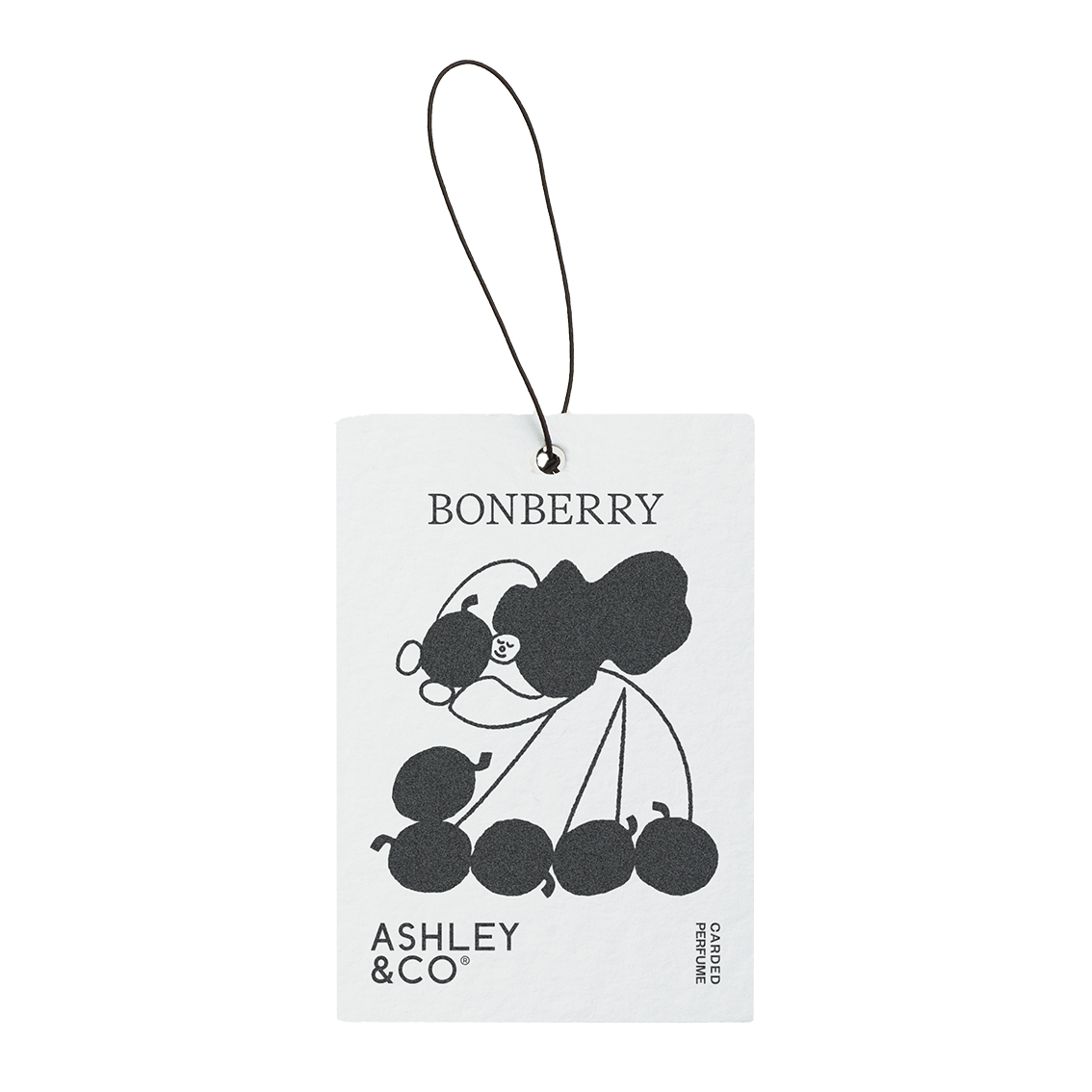 Carded perfume air freshener Bonberry