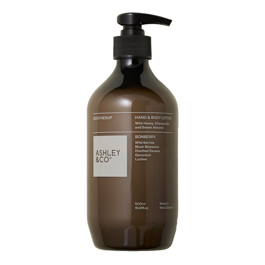 Ashley & Co sootherup lotion bonberry