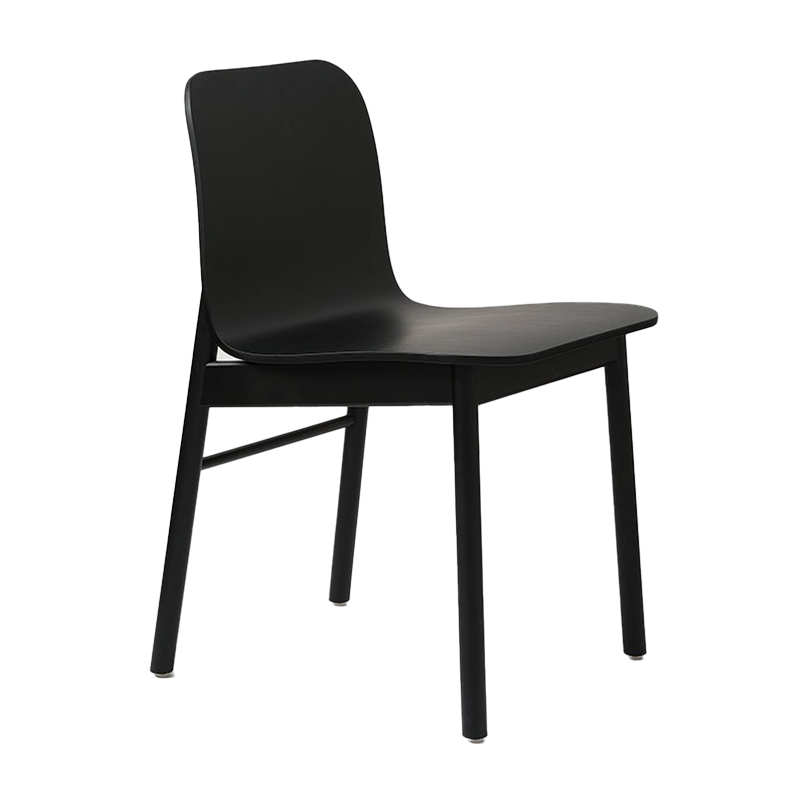 Aspen oak dining chair black