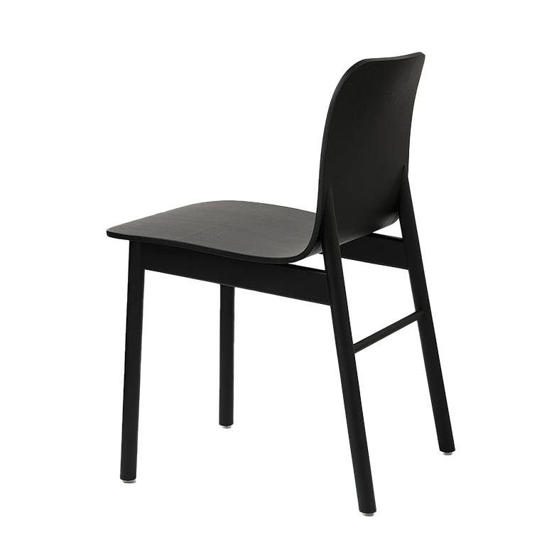 Aspen oak dining chair black