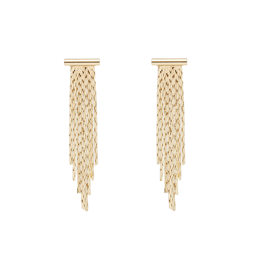 Astor drop earrings gold
