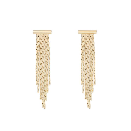 Astor drop earrings gold