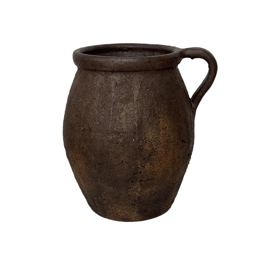 Atticus dark terracotta jug 25cm