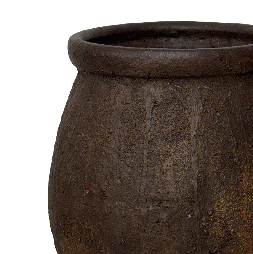 Atticus dark terracotta jug 25cm