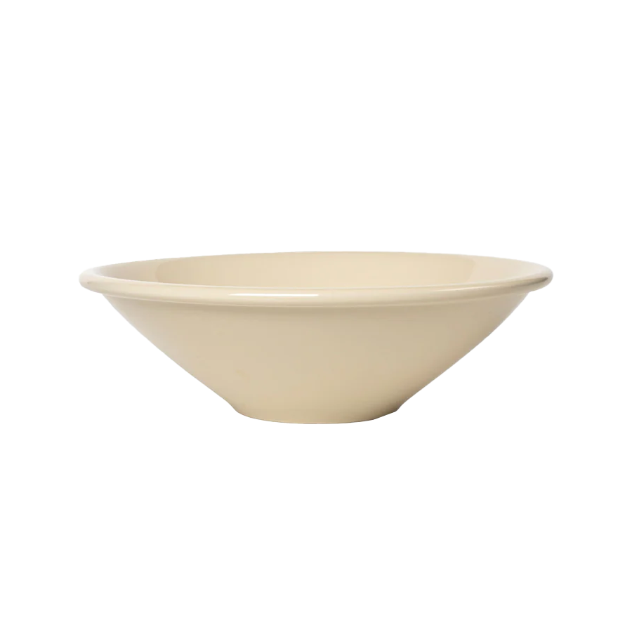 Broste Alfredo serving bowl 22cm lemon