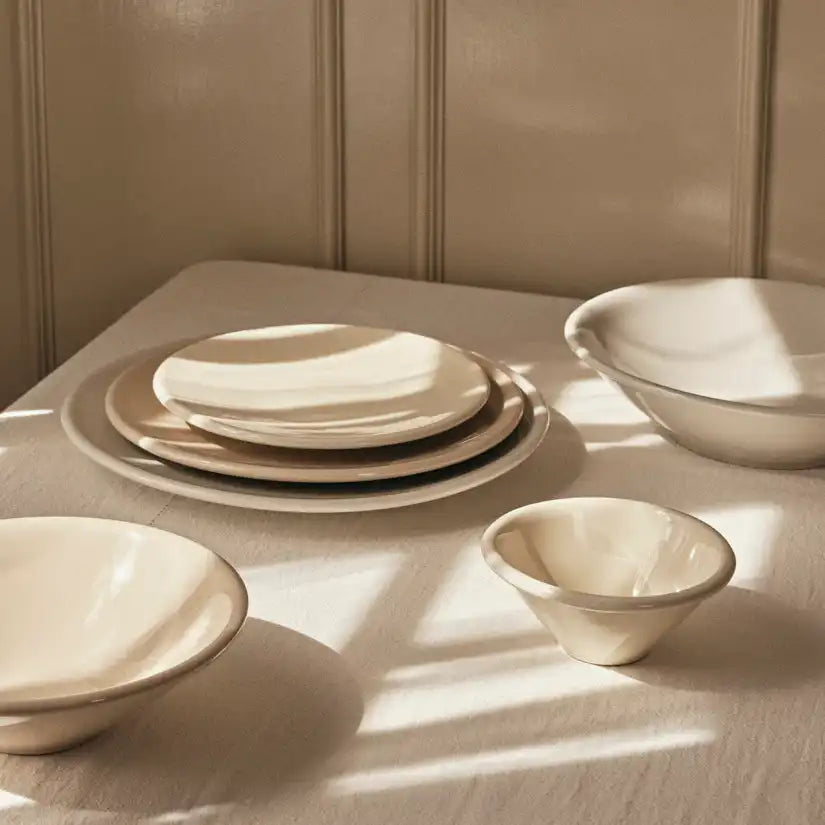 Broste Alfredo serving bowl 22cm lemon