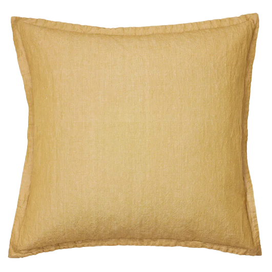 Broste Linn cushion cover 50cm gold
