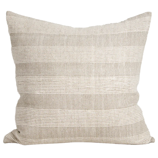 Beaumont linen blend cushion cover 55cm natural