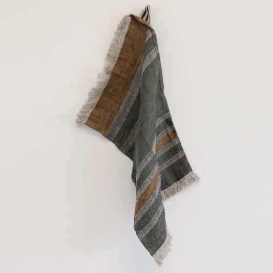 Belgian linen hand towel alouette