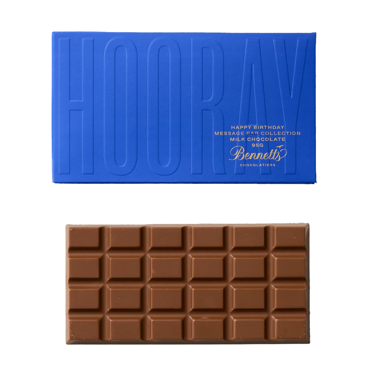 Bennetts Happy Birthday milk chocolate bar