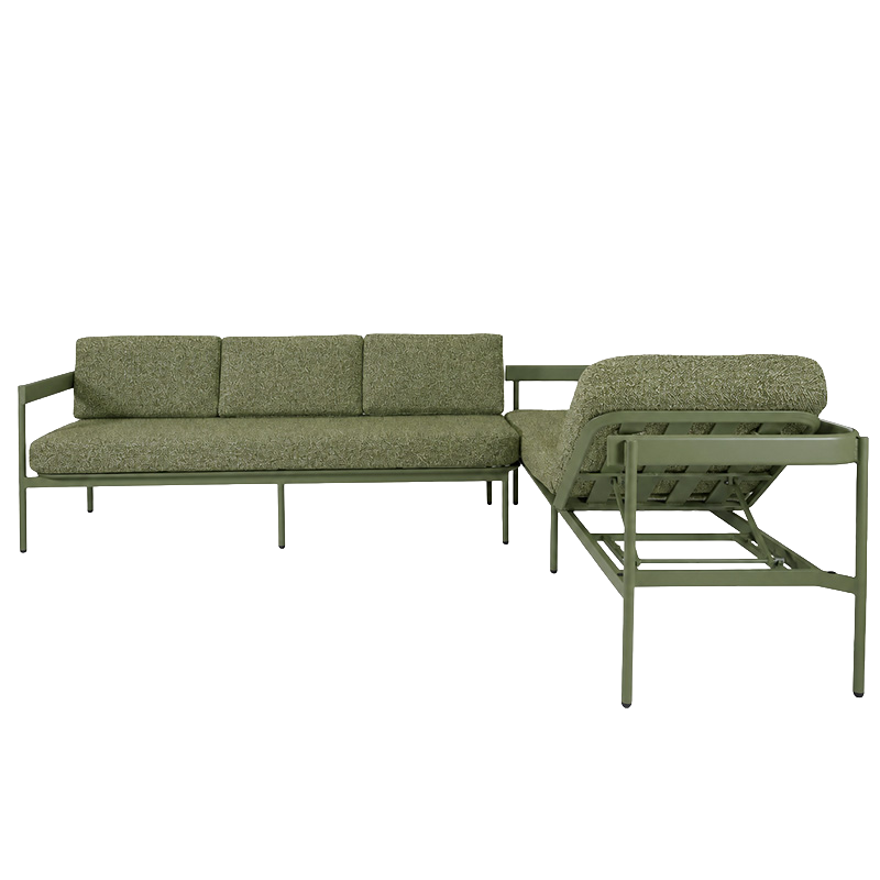 Benson outdoor corner lounging sofa