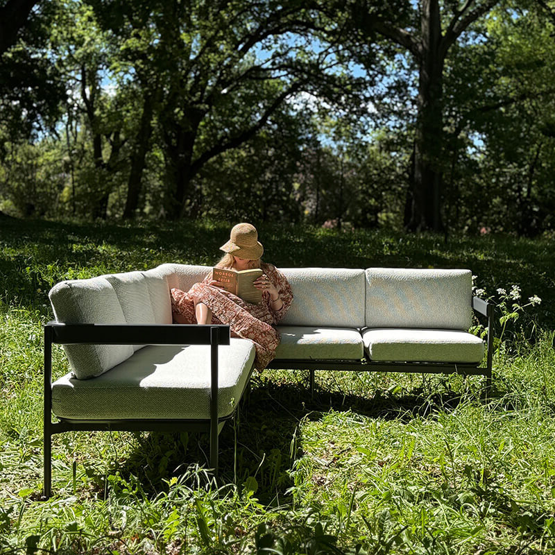 Benson outdoor corner lounging sofa