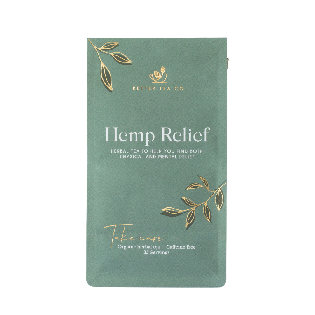 Hemp relief herbal tea pouch 60g