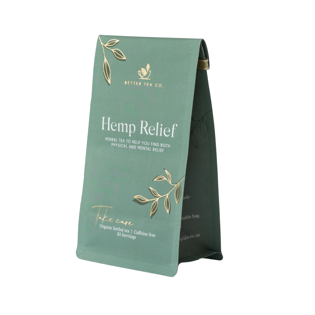 Hemp relief herbal tea pouch 60g