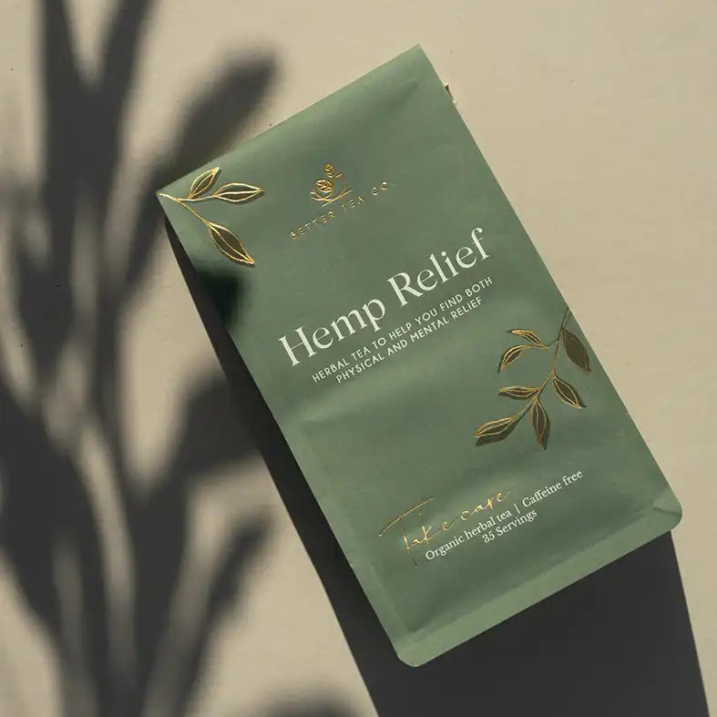 Hemp relief herbal tea pouch 60g