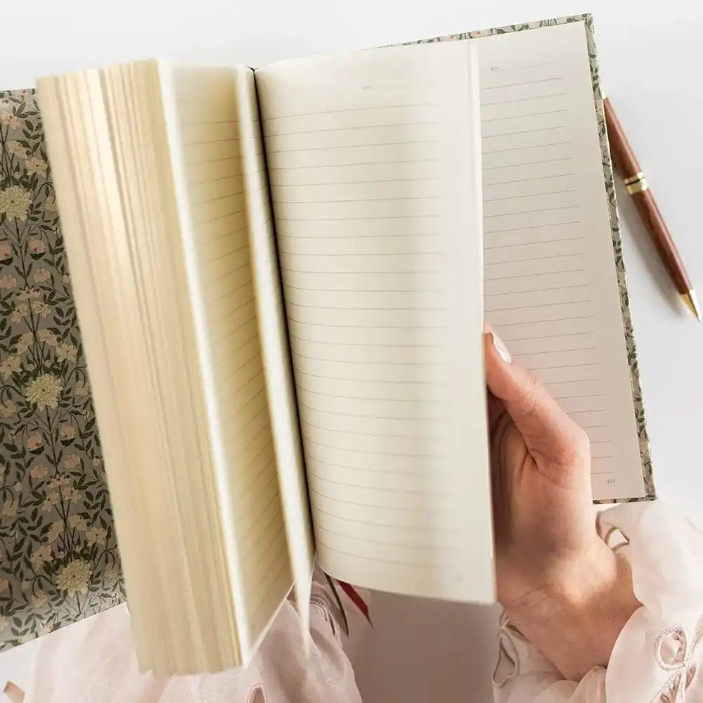 Bloomere linen bound journal lined