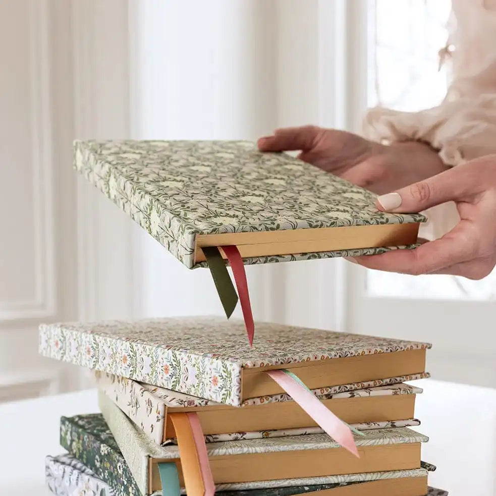 Bloomere linen bound journal lined