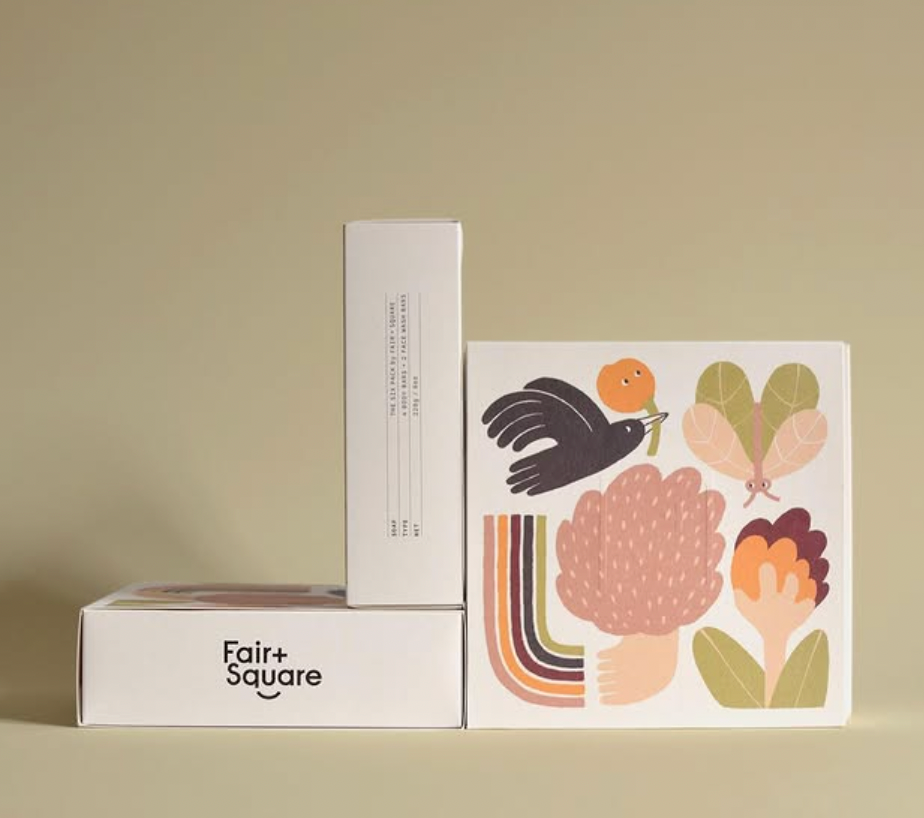 Body & face soap bar sample box