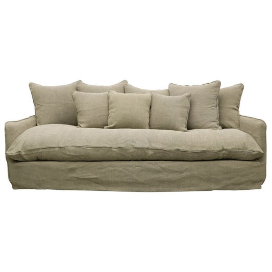 Boston Slip Cover 3.5 seater Sofa olive