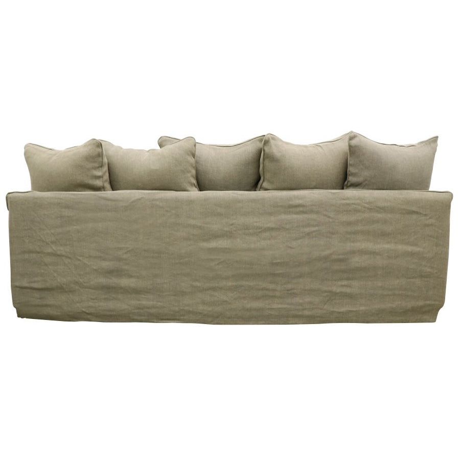 Boston Slip Cover 3.5 seater Sofa olive