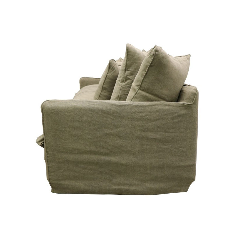 Boston Slip Cover 3.5 seater Sofa olive