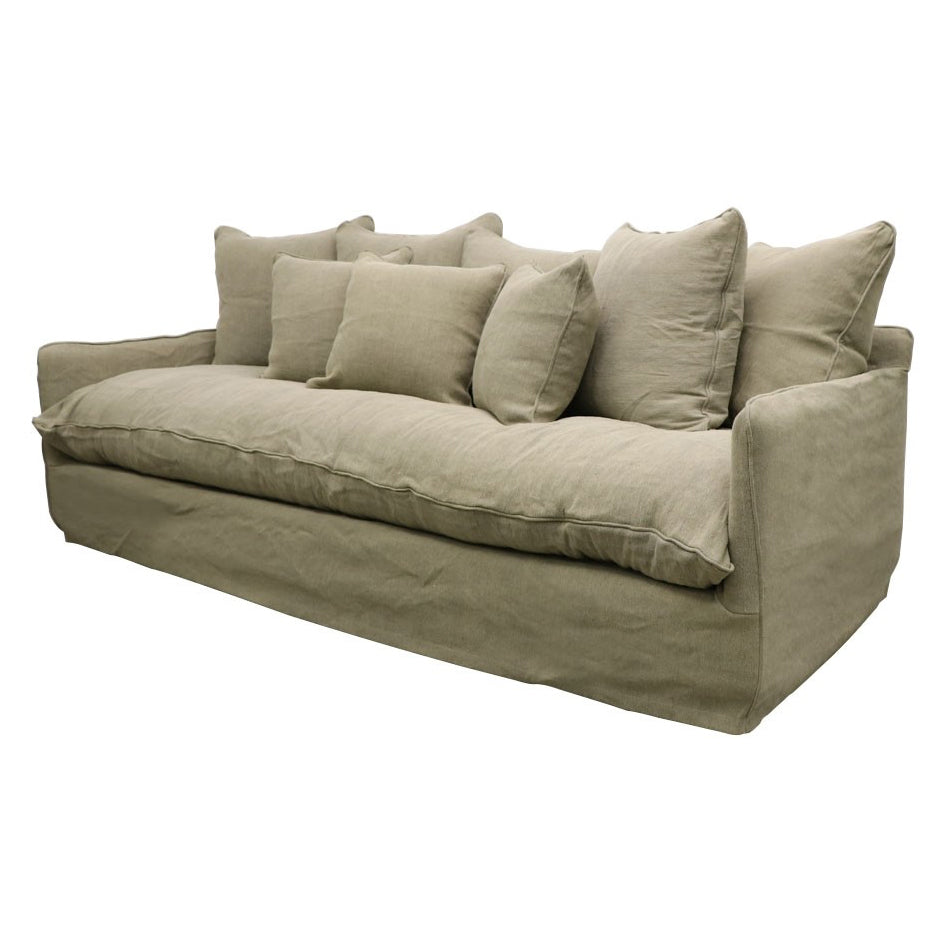 Boston Slip Cover 3.5 seater Sofa olive