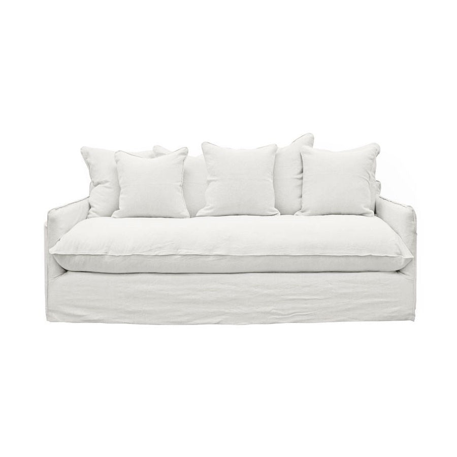 Boston slip cover 2.5 seater sofa milk