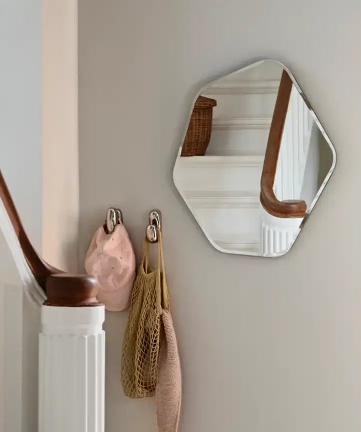 Broste Bethany faceted mirror 60cm