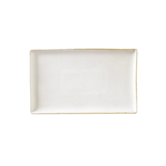 Broste Eli rectangle plate 20cm natural