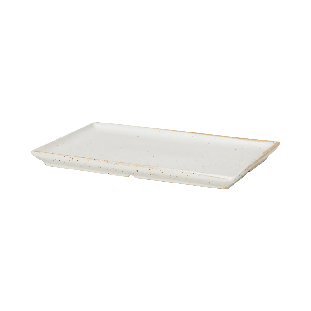 Broste Eli rectangle plate 20cm natural