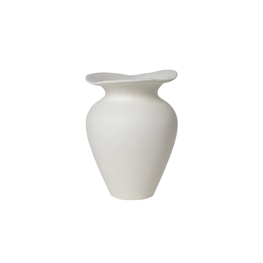 Broste Florentina vase off-white 22cm