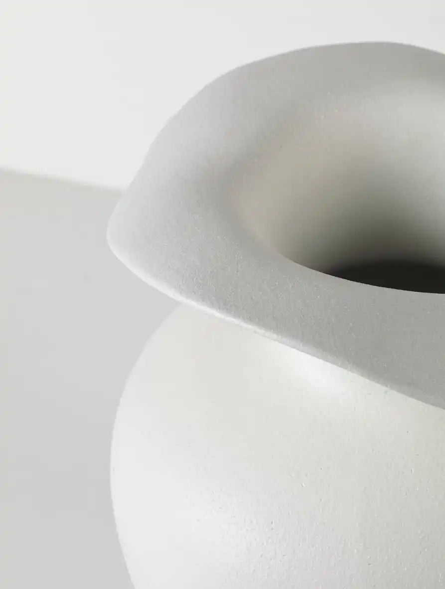 Broste Florentina vase off-white 32cm