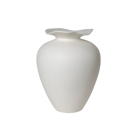 Broste Florentina vase off-white 32cm