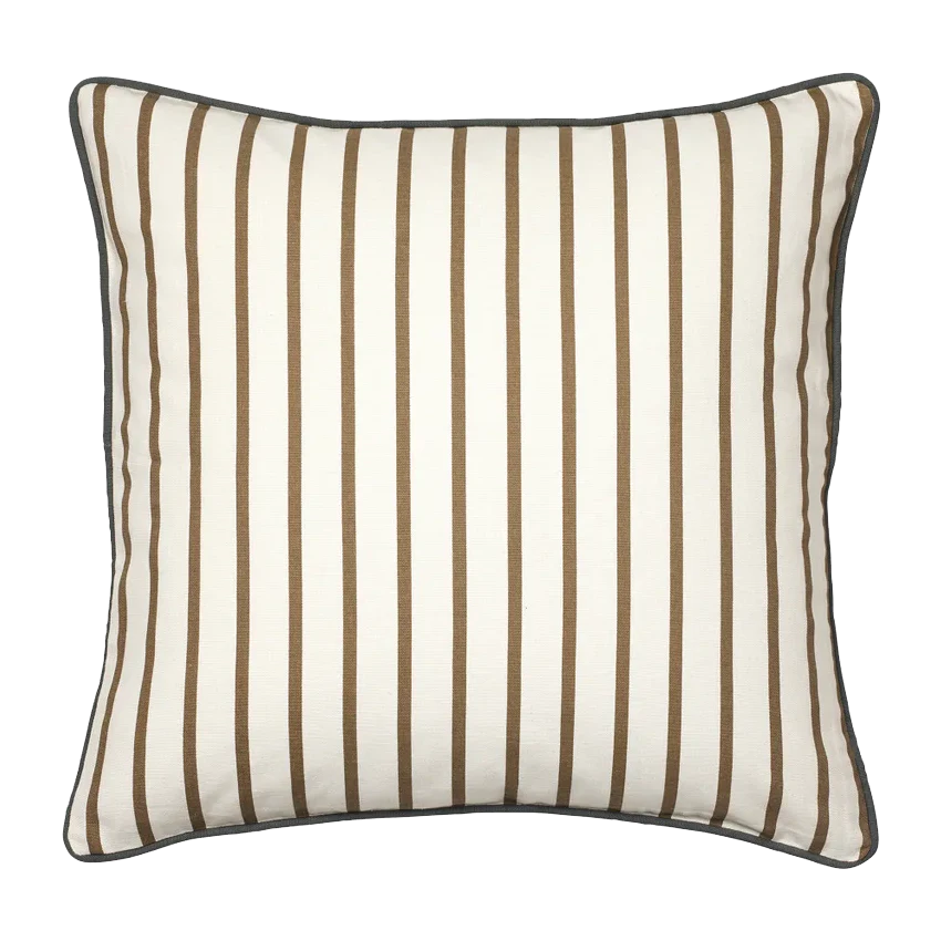 Franca cushion cover olive stripe 50cm