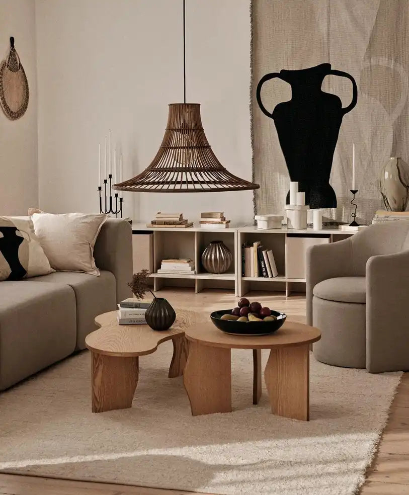 Broste large brook coffee table black