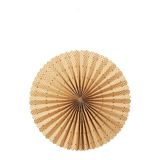 Broste hanging rosette deco 43cm gold
