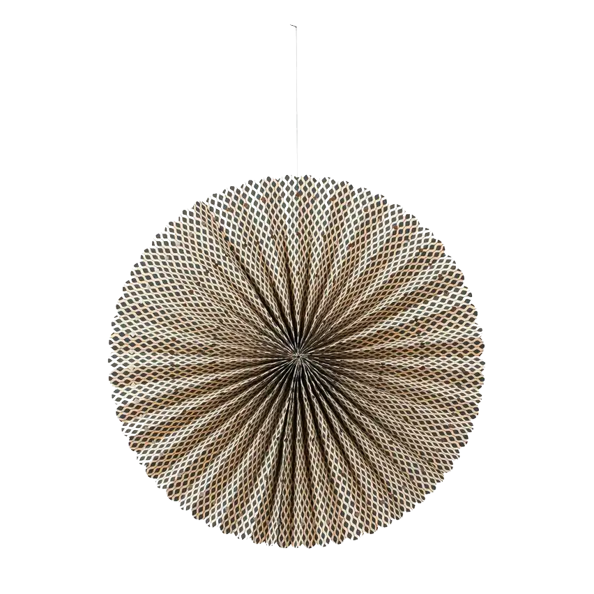 Broste hanging rosette deco 43cm forest green