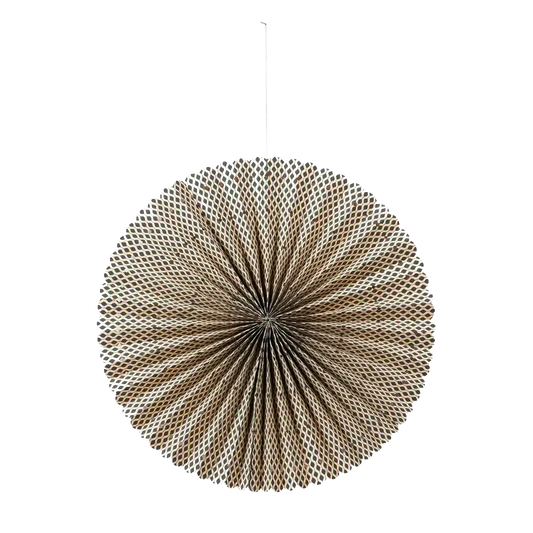Broste hanging rosette deco 43cm forest green