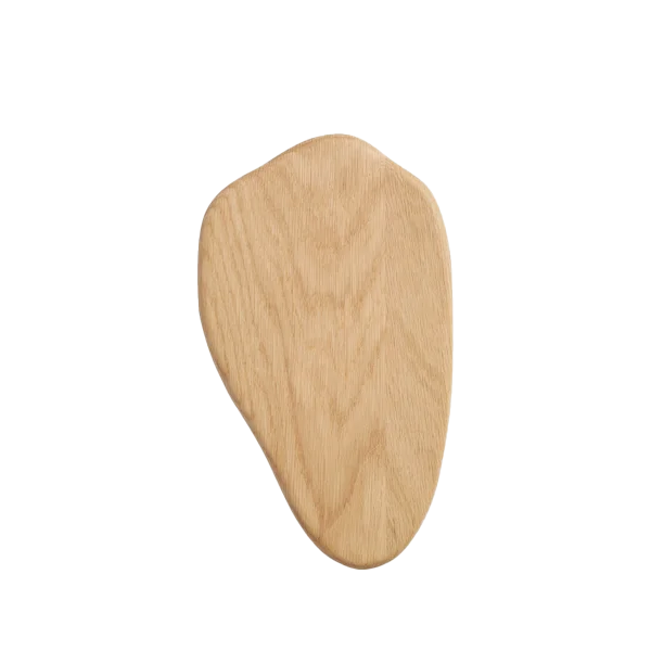 Broste oak organic shaped serving board 28cm