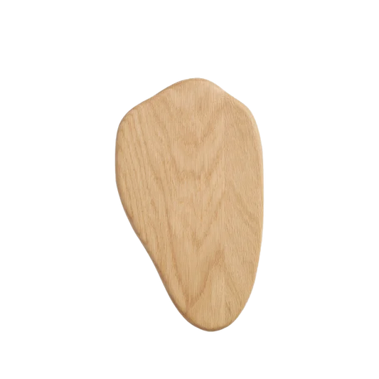 Broste oak organic shaped serving board 28cm