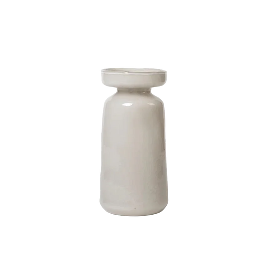 Broste solai mouthblown vase 19cm natural