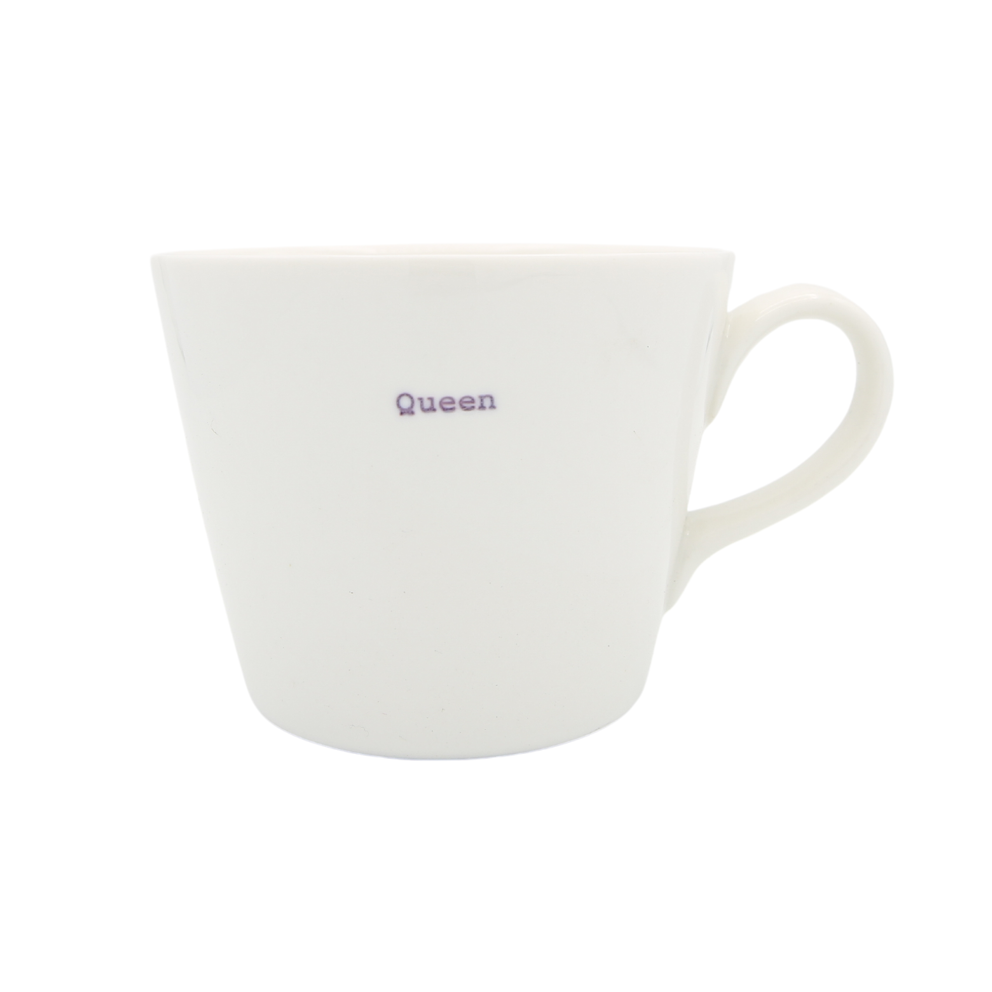 Bucket Queen Bucket mug 'Queen' 350mls – green with envy nz