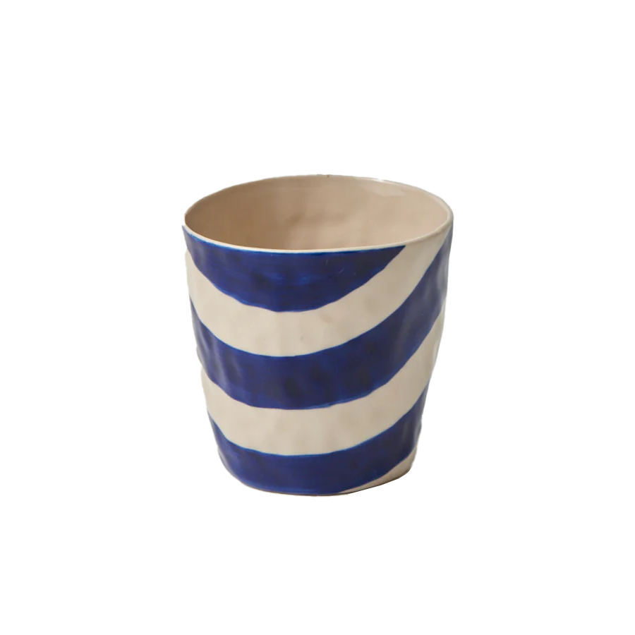 Cabana stripe tumbler blue