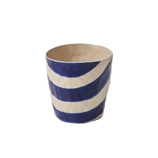 Cabana stripe tumbler blue